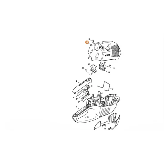 STIHL  Osłona HSA 66 4851 600 3502